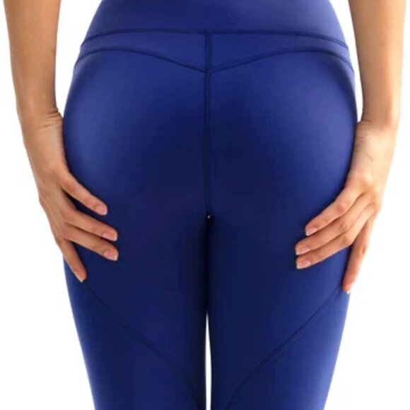 Blue Lululemon Run Swiftly Leggings Size 4 - Picture 1 of 2